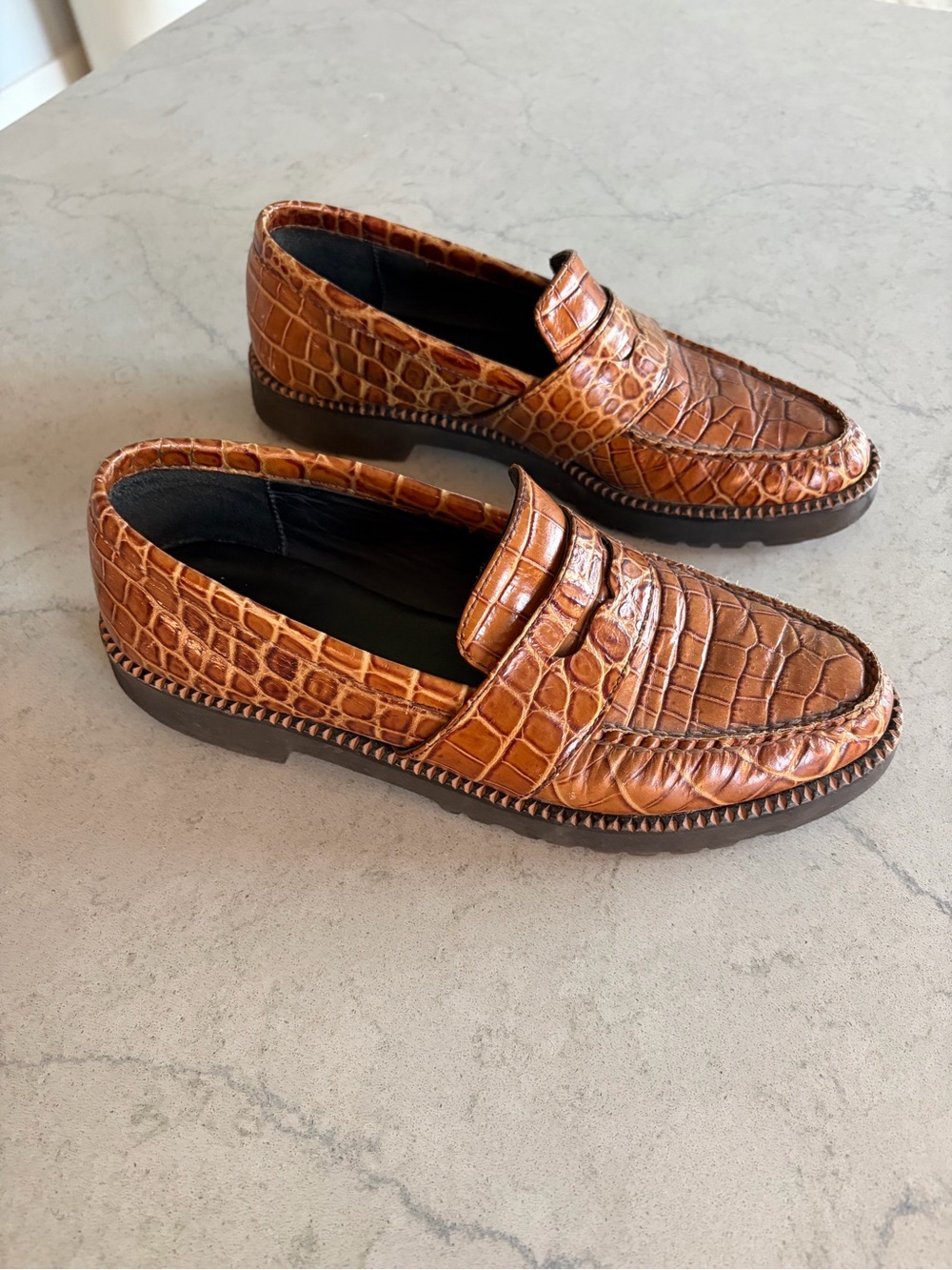 Freda Salvador Lug Sole Loafers